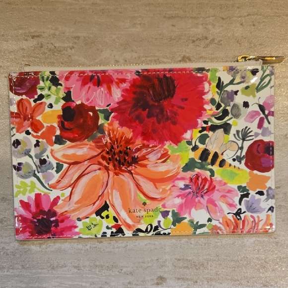 kate spade Handbags - Kate Spade New York Floral Zipper Pencil Pouch